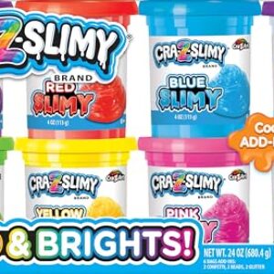 CRA-Z-Slimy Bold & Brite Premade Slime Set, 8-Count