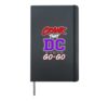 Crank That DC Go-Go Washington District Music Graphic Hardcover Journal, Black