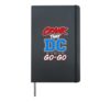 Crank That DC Go-Go, Washington District Music Graphic Hardcover Journal, Black