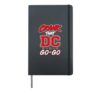 Crank That DC Go-Go Washington District Music Graphic Hardcover Journal, Black