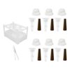 CravoFlow Soilless Growing Kit with 6-Hole Design and Watering Port,1 Game
