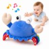 Crawling Crab Baby Toy, Interactive Toy for Infants & Toddlers 12+ Months