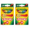 Crayola Crayons 24 ct (Pack of 2)