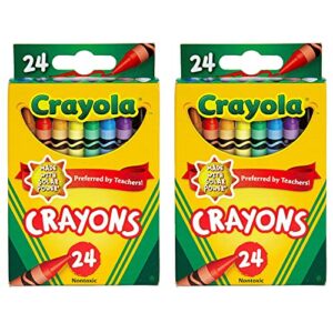 Crayola Crayons 24 ct (Pack of 2)