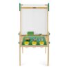 Crayola Wooden Art Easel for Kids, 2-in-1 Dry Erase Board & Chalkboard, Gifts for Toddlers, Ages 3, 4, 5