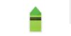 Crayon Shaped Stationery Tray for Back to School, 28 x 14 cm