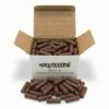 Craytastic! Bulk Unwrapped Crayons Pieces (Brown) - Box of 144 Pieces = 48 Full Size for Crafting, Parties, Kids - Broken Crayons, Paperless - Safety Tested Compliant with ASTM D-4236