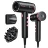 CrazyMar 180,000 RPM High-Speed Ionic Hair Dryer with Diffuser, Lightweight