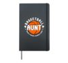 Crazy Proud Basketball Aunt Basketball Player Auntie Hardcover Journal, Black