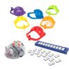 Create & Debug Basic Programming with Blue-Bot Floor Robotics with Tactile Code Reader & 6pcs Pen Holders