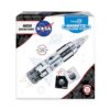CreateOn NASA Rocketship Magnetic Tile Set, Building Set for Kids, Magnetic Building Toys for Kids, STEM Toys for Boys and Girls Ages 3 and Up, 18-Piece Set