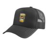 Creative Crew Vibe Tribe Cool Graffiti Style Trucker Hat with Adjustable Mesh Back, Black