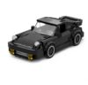 Creative Nostalgic DIY Sports Car Building Blocks Set, Black Racing Car Model Building Kit, STEM Construction Toy for Teens and Adults, Collectible Display Model