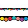 Creative Teaching Press CTP Pom Poms EZ Border for Classroom Bulletin Board Border for Classroom (10515), 48 ft per Package