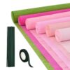 Crepe Paper Rolls - Artificial Flower Craft Supplies, Double Sided Tape