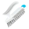 Crevice Cleaning Brush - 2-in-1 Hard Bristle Grout Tile Scrubber