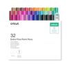 Cricut® Extra Fine Point Pens, 0.3 mm (32 ct) + Adapter Pen for Labeling, Cards, Invitations, & More - Works Maker, Explore, Joy Xtra, Joy