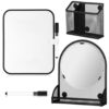 CroBlissful Set of 3 Magnetic Locker Accessories College Dorm,Black