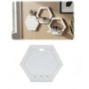 CrortNnj Foldable Modular Hexagon Wall Shelf