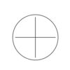 Cross Eyepiece Reticle Micrometer Slide Diameter 20 Mm for Microscope Binoculars Monocular Optical Instrument Microscope Accessories