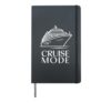 Cruise Mode Ocean Vacation Nautical Cruise Ship Hardcover Journal, Black