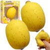 Crunchy Banana Squishy, Short Chubby Banana Stress Ball for Adults，2 PCS