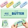 Crunchy Butter Squishy Asmr Bead Filled, Slow Rising Squeeze (Green A)