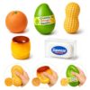 Crunchy Squishy 5-Pack Peanut, Mango, Soap, Pudding & Orange ASMR Beads