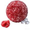 Crunchy Squishy Stress Ball, Ice Squishies Stress Ball, 2026 New Squeeze Stress Slushie Squishy, Ice Skin Fidget Sensory Toys for Relaxing, Non-Sticky Slow Rising Squeeze Balls，Red
