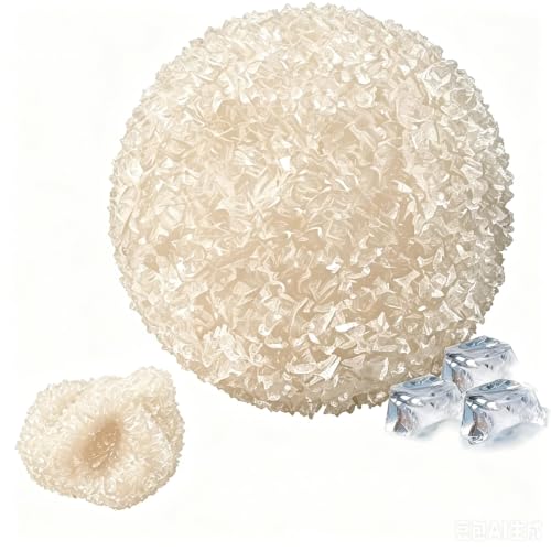 Crunchy Squishy Stress Ball, Ice Squishies Stress Ball, 2026 New Squeeze Stress Slushie Squishy, Ice Skin Fidget Sensory Toys for Relaxing, Non-Sticky Slow Rising Squeeze Balls,White