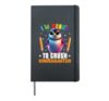 Crush Kindergarten funny Penguin Back to School Girls Gift Hardcover Journal, Black