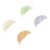 Cryfokt Miniature Lifelike Dumpling Keychain, Half Transparent PVC (4
