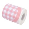 Cryfokt Pink White Grid Masking Tape 65FT Wavy Edge Bulletin Board Border