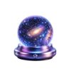 Crystal Ball Projector Night Light, LED Starry Sky Lamp with Remote Control, Colour Changing Mood Light, Rotating Galaxy Projector for Bedroom Living Room Decor