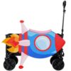 CrystalSylara Halloween Spaceship Wagon Cover Astronaut Costume Accessory Rocket Ship Wagon Costume Cover for Halloween Trailer Decorations Dress up Party Accessories
