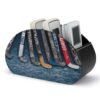 CSGJMYGS PU Leather Remote Control Holder TV Remote Storage Box