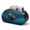 CSGJMYGS PU Leather Remote Control Holder TV Remote Storage Box