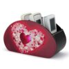 CSGJMYGS PU Leather Remote Control Holder TV Remote Storage Box