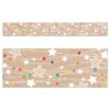 CTP Krafty Pop Colorful Kraft Stars on Strings Bulletin Board Border (Creative Teaching Press 10907)