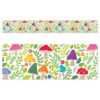 CTP Woodland Friends Mushroom Medley EZ Border Trim, Bulletin Board Border, 24 in Strips, 48 ft per Package, Classroom, Office, Homeschool (Creative Teaching Press 11167)
