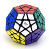 CuberSpeed QY Toys 12 Sided Megamin Cube 3x3 Pentagonal Dodecahedron Speed Cube Puzzle Toy QiHeng Black Speed Cube