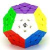 CuberSpeed yj yuhu Magnetic Megamin Stickerless Speed Cube Speed Puzzle Cube yongjun yuhu v2 m 12-Side 3x3 Pentagonal Dodecahedron Cube Puzzle