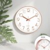 Cubic Digital Silent No Ticking 8 10 12 Inch Living Room Bedroom Office Clock