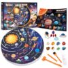 CubicFun Solar System Gem Dig Kit for Kids 8-12, STEM Space Science Kit