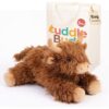 Cuddle Buds 3lbs Weighted Highland Cow Stuffed Animal for Sensory Needs, 20'' Plush Highland Cow, Weighted Stuffed Animals for Adults and Kids, Soft Plush Toy Gift for Kids and Adults