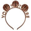 Custom 3D Printed Basketball Headbands for Women, Men, Kids and One Size Fits All (Bronze)