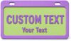 Custom 3D Printed Name Plate for Kids - Personalized PLA Tag 3x6 Inch with Raised Letters for Bike Wagon Ride-On Car Toy Car Bicycle Scooter