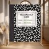 Custom Back to School Banner Photo Backdrop, Educational Wall Hanging
