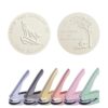 Custom Book Embosser Personalized - Silver Handheld Library Stamp - from The Library of Seal for Book Lovers, Teachers & Librarians - Professional & Sleek Design