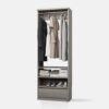 CustomClosets.com Floor-Mount 31.5" Closet Tower in Slate Oak